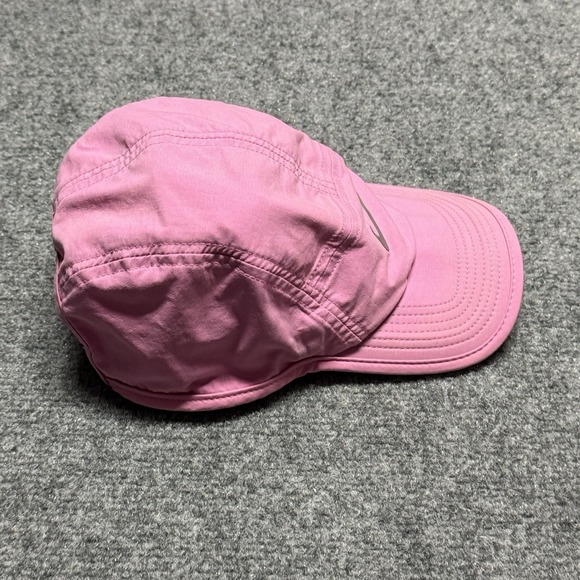 Nike Running Hat Cap Pink 5 Panel AW84 Reflective Lightweight DriFit Tailwind main image 5